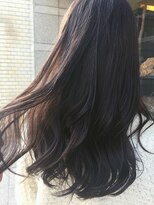 ニコアヘアデザイン(Nicoa hair design) 黒髪モーヴブラウン