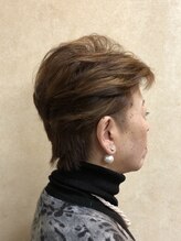 美容室 ラ ポチム レディース2ブロックカット+オーガニックカラー