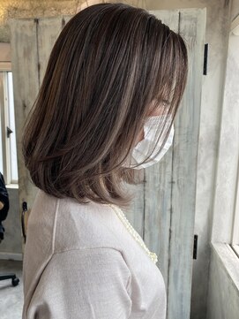 ヘアスタジオニコ(hair studio nico...) 白髪活かしバレイヤージュ
