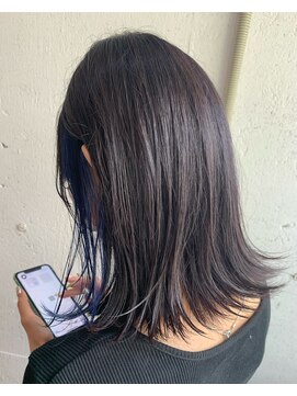 エイト 福岡天神店(EIGHT fukuoka) インナーカラー(blue)