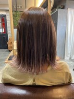 トランクヘアデザイン 大宮(TRUNK hair design)&nbsp;外はねボブ×バレイヤージュ