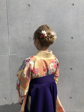 エッジ 下北沢(edge.) 卒業式着付けヘアセット