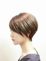 ヘア デザイン リスク(HAIR DESIGN RISK)&nbsp;【RISK 高橋勇太】黒髪でシルエットが完璧な束感ベリーショート