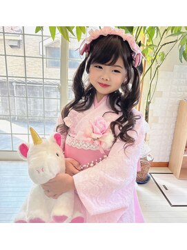 ガーデン 美容室 七五三着付け