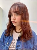 ダブルカラーオレンジブラウンカラーケアブリーチ韓国ハイトーン