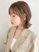 スパイス(SPICE) ハニーベージュ大人可愛いくびれ外はねアンニュイボブ