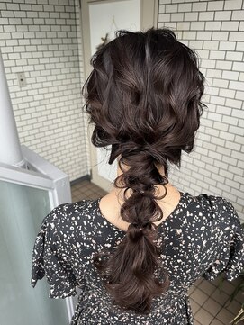 フェリーチェ(Felice) 編みおろし 編み下ろしヘア ヘアセット デートヘア 参列ヘア