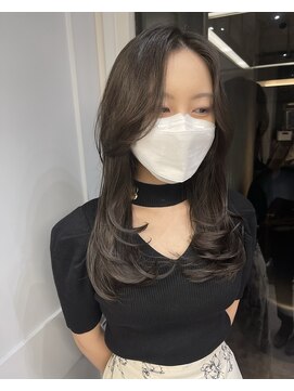 ロンドアヴァントゥス 池袋(Lond aventus) 韓国レイヤー/韓国風/ボブ/髪質改善/黒髪/ブリーチなし〔池袋〕