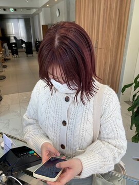 ガリカ 博多(Gallica) <入佐ひなの>大人暖色系カラー/ローズレッド/ワインレッド