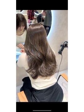 エヌ 武庫之荘店(enu) 透明感抜群グレージュカラー