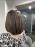 ミルクティーカラー×ショート