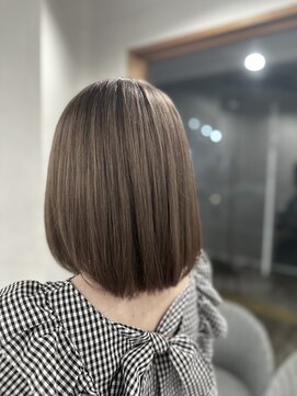 シアン 橋本店(Shian) ミルクティーカラー×ショート