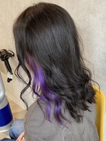アルファ ヘアー(ALPHA HAIR)&nbsp;イヤリングカラー(ラベンダーパープル)