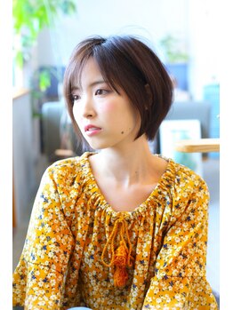 レクラン(L'eCRin)の写真/ショート・ボブに自信あり！骨格や髪質を見極め、髪のクセを活かしたカットで扱いやすいスタイルに♪