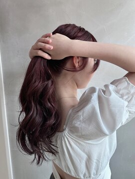 ティア 高知店(TIA) 括ってもかわいい！レイヤーボルドー！