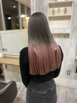 ヘアーアンドリラックス アミエ(hair&relax amie) ピンクグラデーション