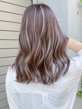 ヘアーサロン アモル(HAIR SALON Amor) ハイライトレイヤーカットエクステイルミナカラー縮毛矯正