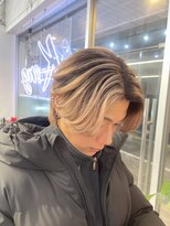 メンズサロン キング 梅田店(Men’s salon K!ng)&nbsp;波巻きツイストスパイラルパーマ/フェザーパーマ/眉毛/メンズ