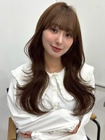 美髪 レイヤーカット 透明感カラー 艶髪 ヨシンモリ 20代 美髪