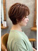 大人のショートヘア20代30代40代髪質改善白髪染め狭山ヶ丘駅