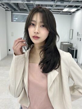 ユーフォリア 渋谷グランデ(Euphoria SHIBUYA GRANDE) オリーブグレージュ　顔まわりカット　ベージュカラー