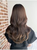 韓国レイヤー×アッシュブラウン