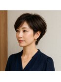 ミセスショートレイヤー 20代 30代 40代 50代 60代 ショート