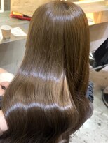 ロンド 表参道店(Lond)&nbsp;ブリーチなしダブルカラー 透明感カラー ベージュカラー