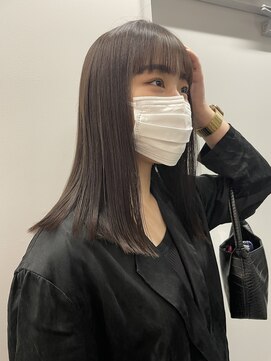 ヌープヘアーアイス(NUUP.hair ici) ★ブリーチなしヘーゼルブラウンオリーブグレージュアッシュ秋冬