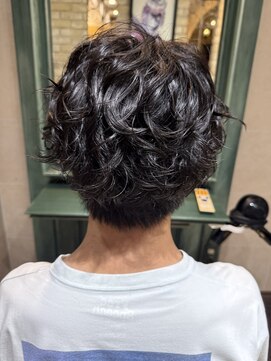 モナン(monan) スパイラルショートメンズパーマツイストシャドウパーマ