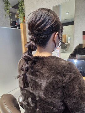 リップル(Ripple) 【海浜幕張 Ripple】丸三つ編み×ゆる編み下ろし