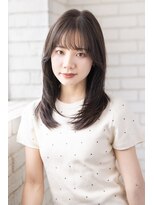トティア 西宮北口(Totia) 【Totia西宮北口】小顔レイヤーミディ×シースルーバング