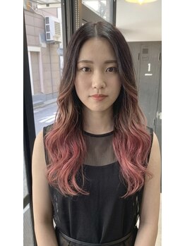 アインス 高田馬場(eins)の写真/ケアブリーチを使用し、インナーカラー、Wカラー、ハイトーン等、傷ませずになりたいカラーを再現。