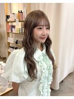 アマーク(a mark) 【小川結女花】ミルクティーベージュ