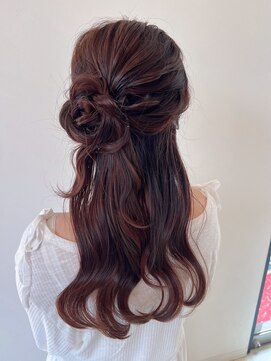 ルーブル(Louvre) 【Louvre】ハーフアップ/ヘアアレンジ/ヘアセット
