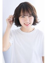 ピースリーヘア バイ カーサ(peathree.hair by CASA)&nbsp;切りっぱなし×ウェーブ