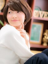 カバーヘア ブリス 上尾西口店(COVER HAIR bliss)&nbsp;■前下がり＆斜めパングマッシュショート15-3★上尾30代40代50代