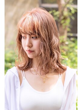 アメリ 新宿(Ameri) Ameri 大人透け感ミルクティベージュ イルミナカラー 【新宿】