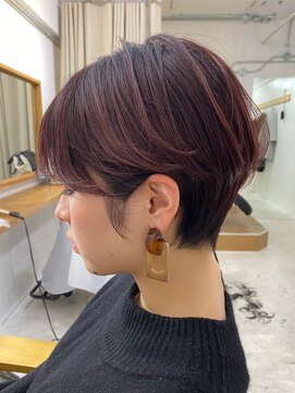 ハット(HUT) 【耳にかけれる☆カジュアルなハンサムショート】