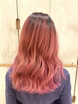 ハニー(HONEY by Chord)&nbsp;バレイヤージュ×フレッシュピンク