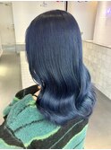 ダブルカラーブルーベージュカラーケアブリーチハイトーンカラー