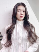 アイティー バイ アルバム 中野店(IT by ALBUM)&nbsp;くびれヘア_斜めバンググレージュカラーシルキーベージュ_89010