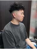 外国人風スペインカール