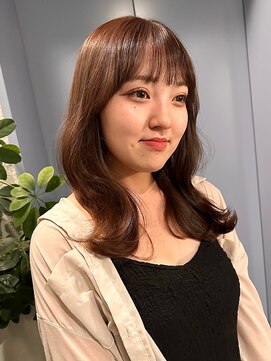 ロンド パルティール 大宮(Lond partir) ピンクブラウン×くびれレイヤースタイル