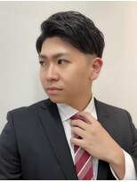 ルーム(Room)&nbsp;ビジネス束感ショートアップバング/ツーブロックマッシュ