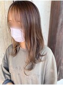 フェイスフレーミング×くすみカラー♪