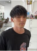 刈り上げマッシュスタイル
