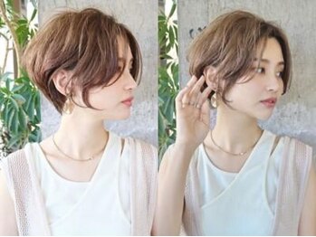 ロビー 表参道(ROBBY)の写真/立体感のある軽やかなスタイルが今の気分。小顔へ導く美しいシルエットを簡単に再現できるROBBYのパーマ