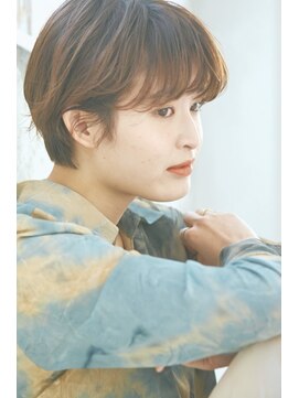 ニュイ 高槻 阪急茨木店(nui) 黒髪ボブルフネビージュ小顔ワンレンスペインカール