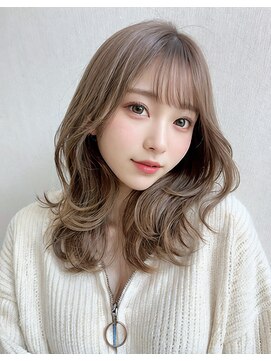 オリジンズヘアーセカンド 守谷店(Origins hair 2nd) ベージュ系白髪ぼかしカラー×BYKARTE TR